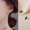 V-Shaped Stud Earrings for Women - Trendy, Elegant, Versatile Design