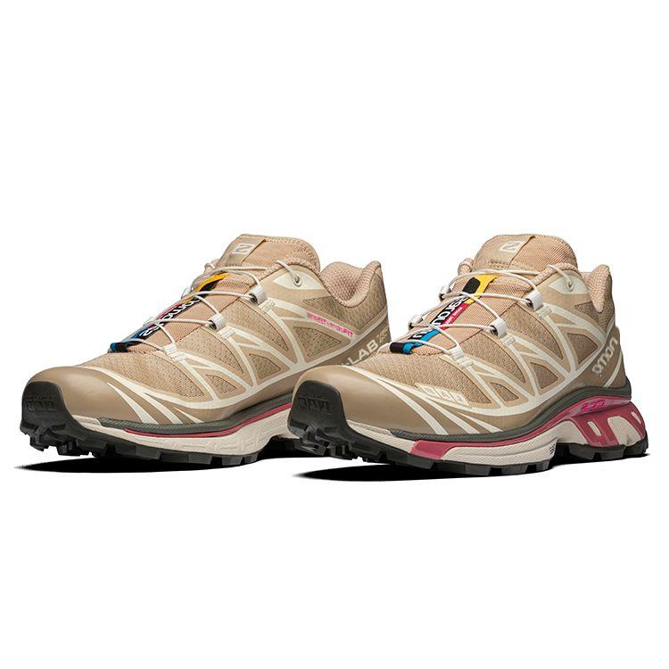 Salomon XT-6 Advanced PU Fabric Synthetic Leather Fashion Shock Absorbing Slip Resistant Durable Low Top Outdoor Functional Shoes Unisex Shoes 415747