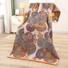 All-Season Gauze Bath Towel Blanket with Floral Pattern - 160x80cm