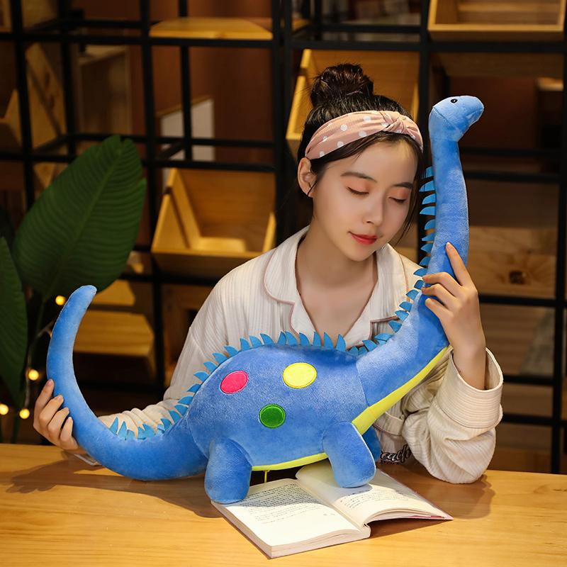 5080Cm Cartoon Dinosaur Plush Toy Stuffed Tanystropheus T-Rex Doll Pink Blue Green Standing Animal Plushie Birthday Present