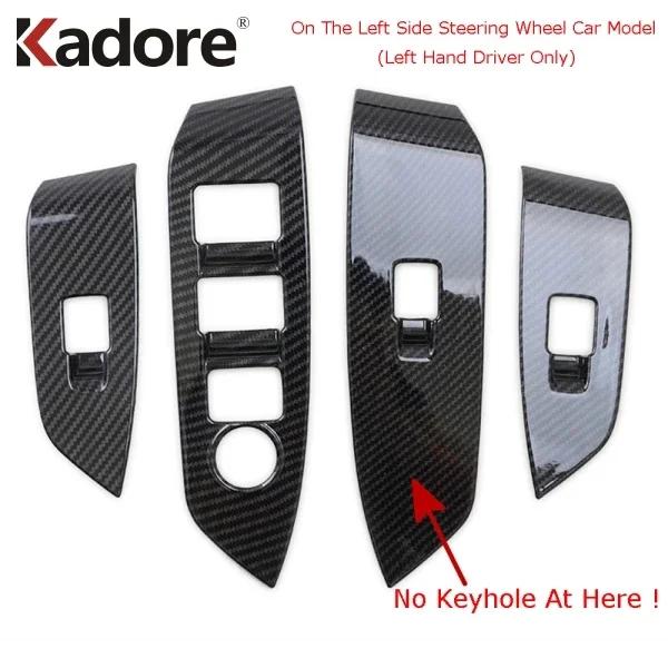 For Mazda CX-5 CX5 2017-2024 & CX8 CX-8 2017-2025 Door Armrest Panel Window Lift Button Cover Trim Sticker Car Accessories
