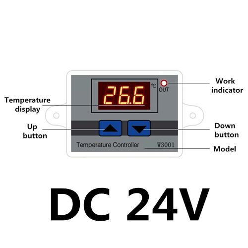 W3001 W3002 Mikrokomputerowy regulator temperatury DC12V 24V AC110 AC200V Cyfrowy termostat Termoregulator Ogrzewanie Chłodzenie Kontrola