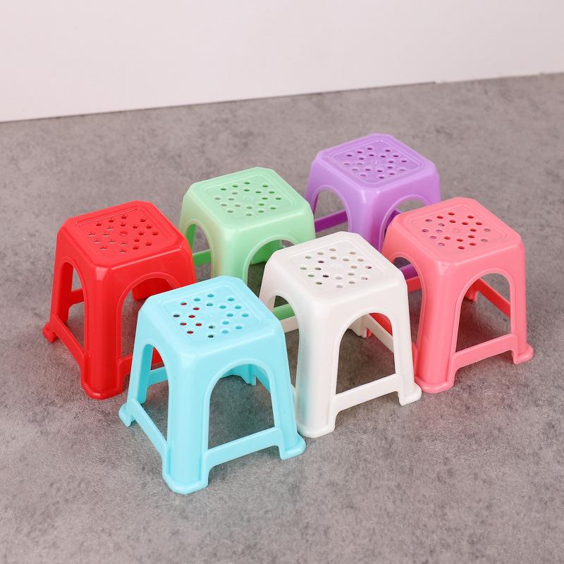 Miniature Dollhouse Stool Chair Toy - Playhouse Accessory