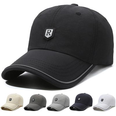 Letter Quick-Drying Thin Baseball Cap Men's Summer Outdoor Fishing Sports Sunscreen Cap Men Sun Hat