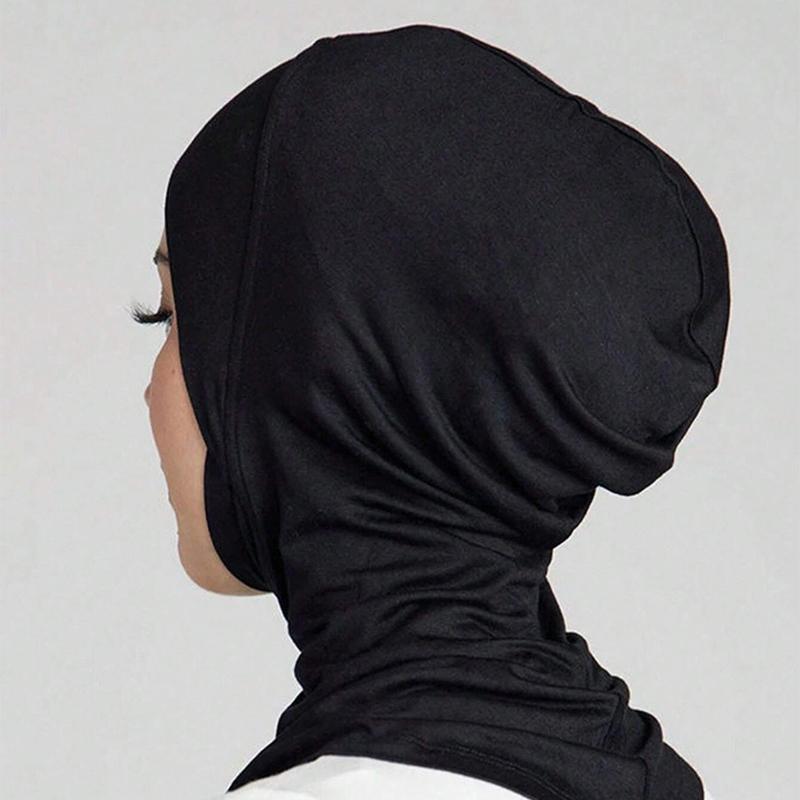 1 or 2 pieces of women's Modal underwear, head and neck chin cover, Islamic stretch knitted scarf, hat, instant inner headscarf