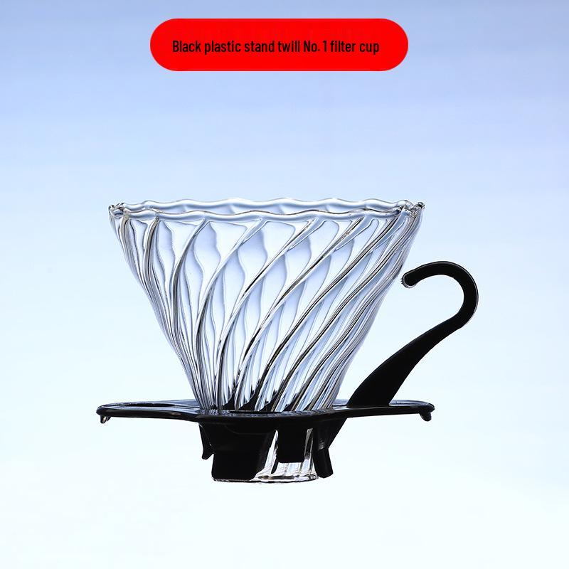 V60 Glass Coffee Pot Set with Thickened Glass Sharing Cup and Filter