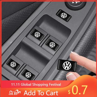 New Hot 2025 New 10pcs New 3D Epoxy Car Stickers Small Drop Glue Decals For Volkswagen VW Scirocco Jetta Beetle Golf Passat C