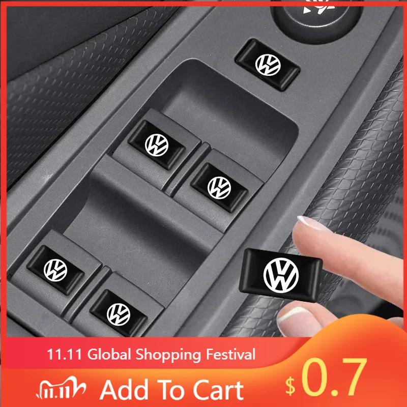 New Hot 2025 New 10pcs New 3D Epoxy Car Stickers Small Drop Glue Decals For Volkswagen VW Scirocco Jetta Beetle Golf Passat C