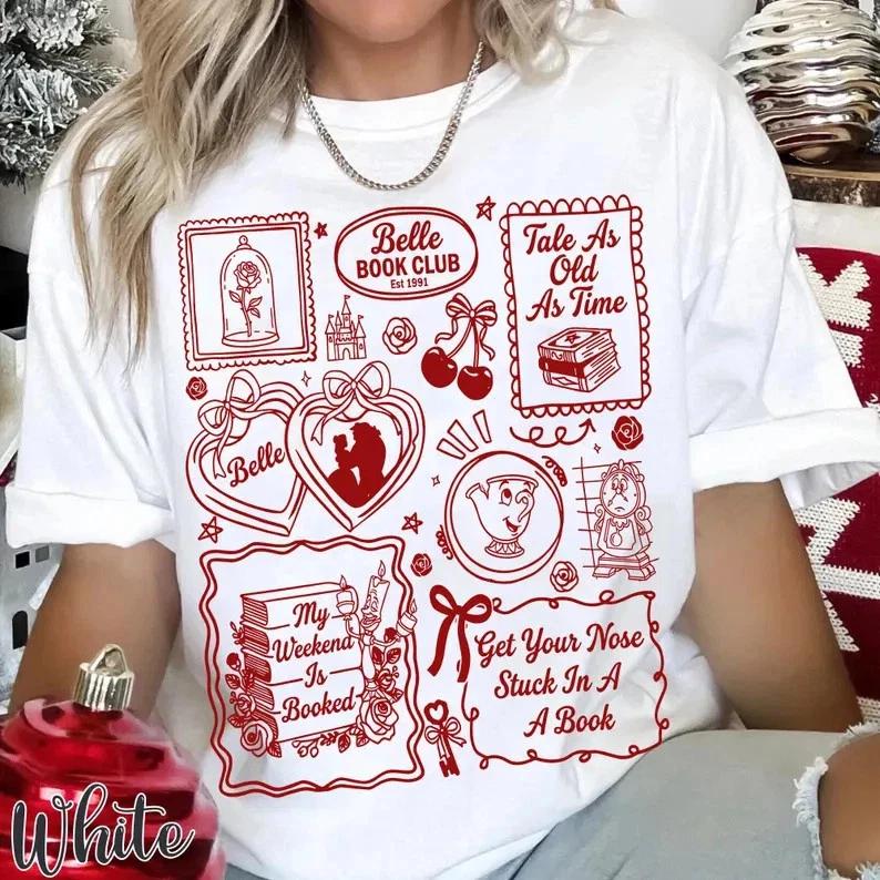 Belle Book Club Est 1991 My Weekend Is Booked White T Shirt Unisex S