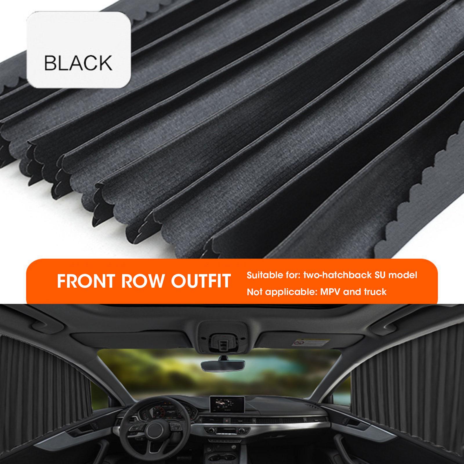 

Car Rear Window Sunshades Sun Insulation Automatic Magnetic Extension Track Universal Car Sunshade Mesh Prevent Privacy Protecti