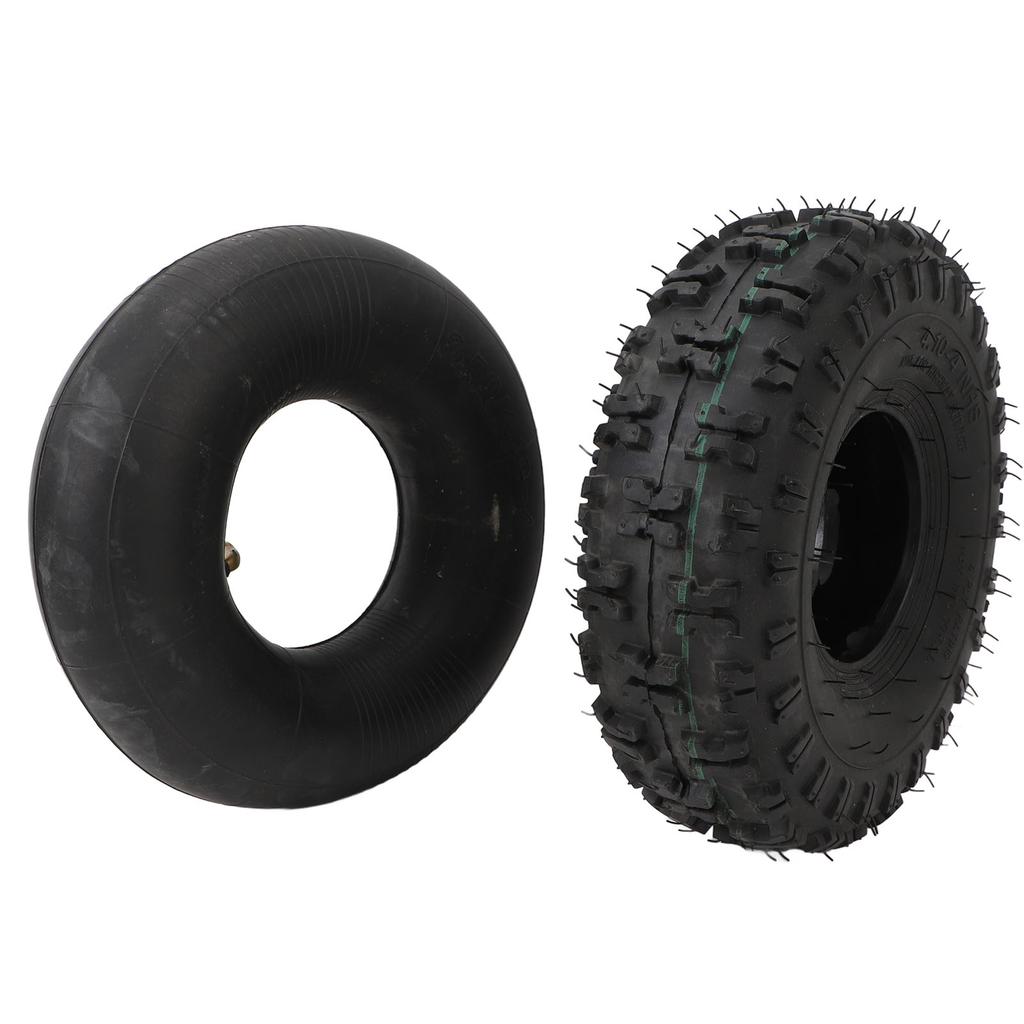4.10‑4 Tire and Inner Tube Set Rubber Inflatable for Wheelbarrows Snow Blowers Pressure Washers