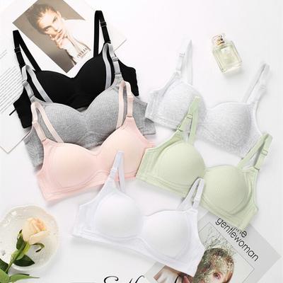 Girl Underwear Small Chest Decompression Comfortable and Convenient Without Steel Ring Bra Teenage Top