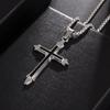 Fashion Retro Versatile Cross Men's Trendy Simple Jewelry Pendant Necklace