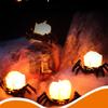 Eye Ball/Candle Shaped Glowing Spider Light Electronic Halloween Pumpkin Lamp  Home Decor