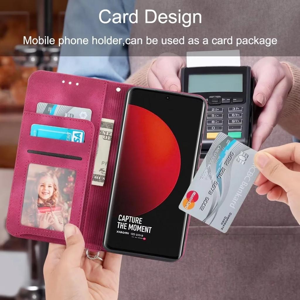 Leather Case for Xiaomi Mi 15 15T 14T 15 14 13 12 Lite Ultra 13T 12T 11T Pro Ultra Mi 17 Pro Max Flip Wallet Phone Card Cover