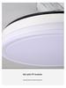 Invisible Silent Variable Frequency Ceiling Fan with Light for Living Room or Bedroom