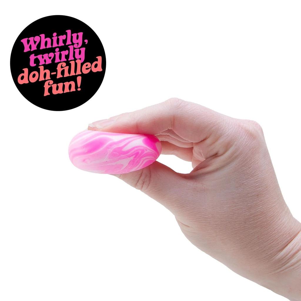 Stress Relief Streamline Round Ball Squishy Toy Slow Rebound Relaxation Fidget Gadget