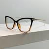 Women Cat Eye Glasses  New in Trendy Oversized Blue Light Blocking Eyewear Stylish Brand Non-prescription Eyeglasses