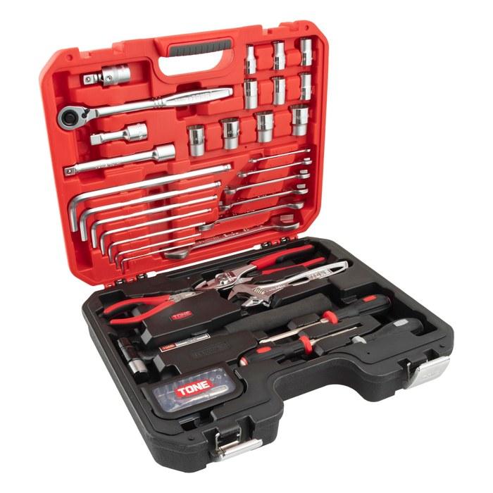 [Tone] Combination Tool Set K700 (1/2 inch drive) 57-Piece Red