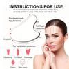 Stainless Steel Gua Sha Ice Face Roller Kit 3PCS Beauty Cooling Facial Tool For Lifting Puffiness Reduction Skin Care