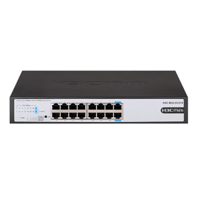 

H3C Mini S1216 16-Port Gigabit Unmanaged Ethernet Switch
