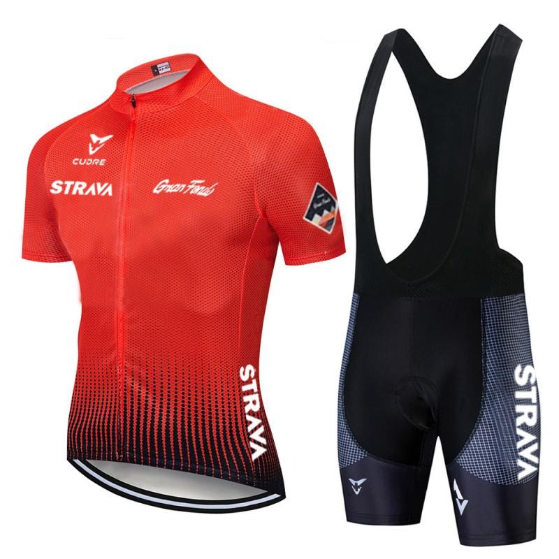 Mens Cycling Jersey Shorts Set Breathable Bike Apparel Road Outdoor Sports