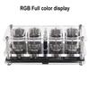 1 Digital Tube Clock With Tube Remote Control With Stand IN12 DC5V Glow Tube Nixie Clock Fluorescent-225Colors Light Time Date
