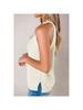 Women's Halter Tank Top Sleeveless Racerback Loose Knit Cami Sweater Vest