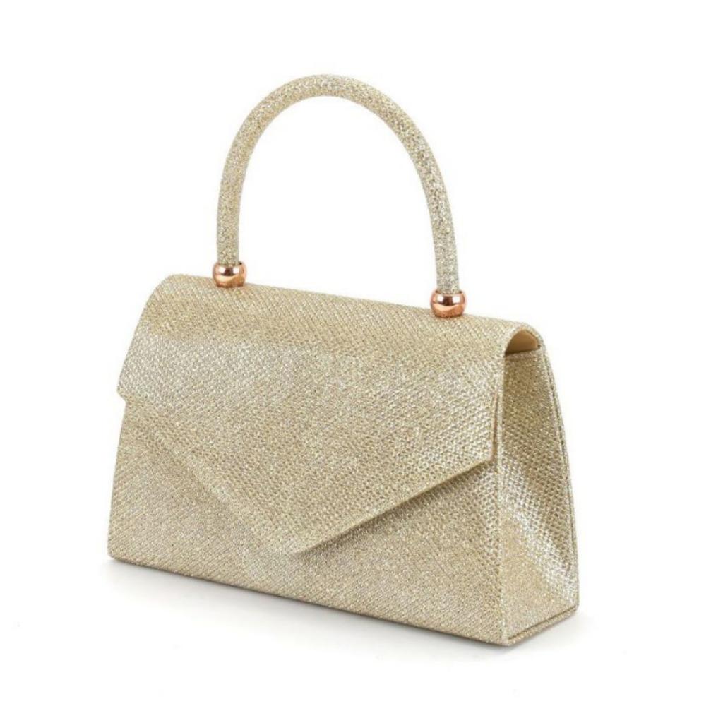 Ladies' Wedding Dinner Bag, Hand-held Bag, Japanese Pleated Evening Dress Bag
