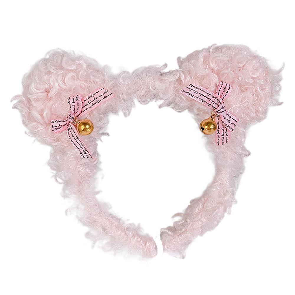 Cute Hair Hoop Plush Ear Bear Hairband Headgear Headdress Wedding Party Stage