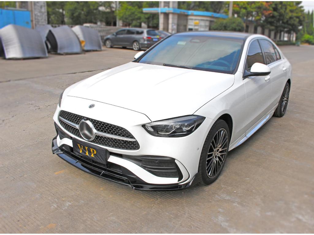 Mercedes-Benz Klasa C W206 2022 Zestaw Splittera Przedniego i Spoilera Tylnego Brabus - Montaż Bezinwazyjny
