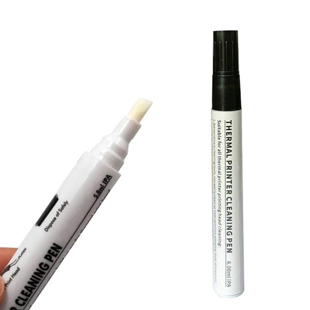 Cleaning Pen for Thermal Printer Print Heads Designed To Safely Wipe Off Dust Dirt and Gum To Prolong Printer Lifespan