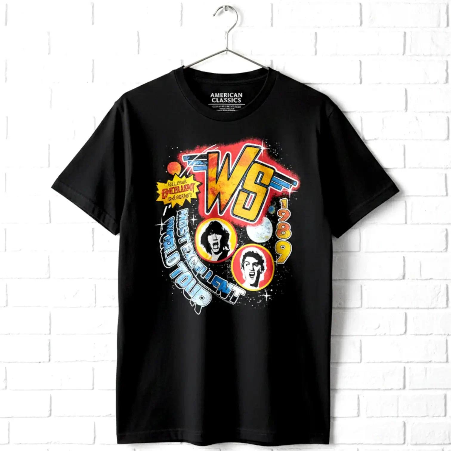 Bill & Ted Inter Planetary Tour Men s T Shirt L