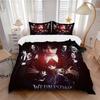 Ensemble de couette Mercredi Addams 3 pièces - Maison Quatre Saisons Haut, Couvre-lit lavable en machine avec taies d'oreiller (Pas de remplissage) yy250909041