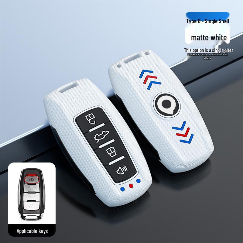 19-21 New Great Wall Cannon Key Fob Cover: Premium Metal Shell, Fits 2.0T Pickup, Personalized Design