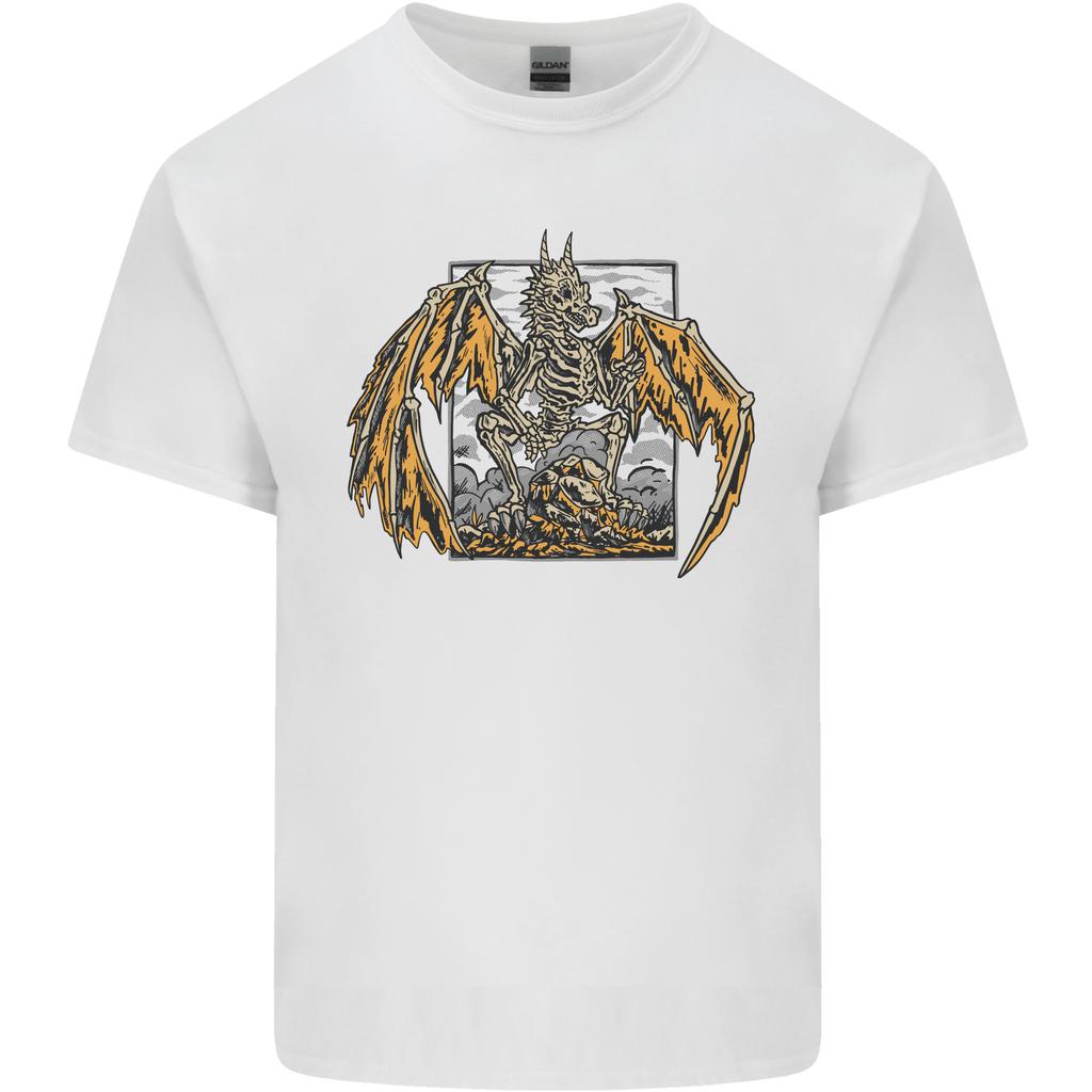 Devil Dragon Skeleton Fantasy Skull Demon Unisexs Light Cotton TShirt