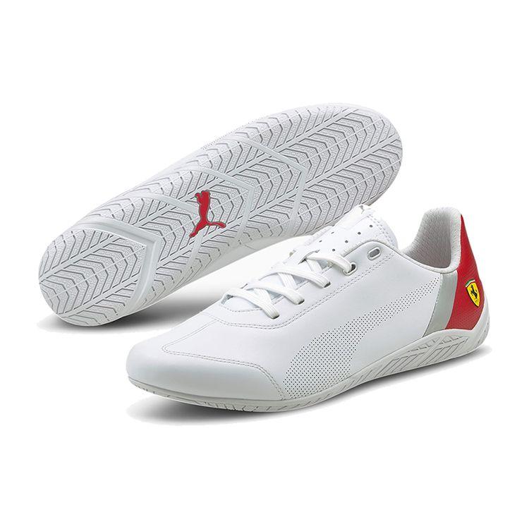 Puma Scuderia Ferrari x Ridge Cat White Rosso Corsa Men Sneakers 306667-02