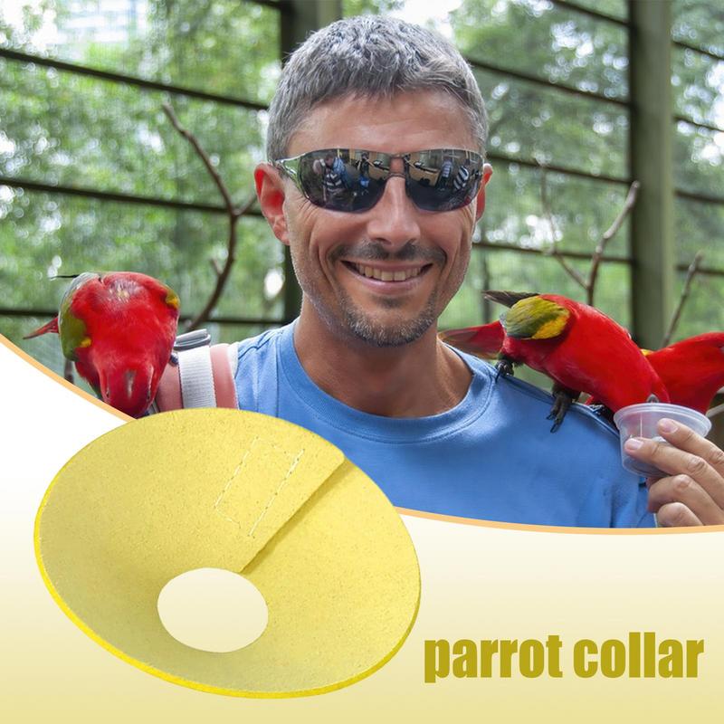 Parrot Anti Bite Collar Soft Bird Collars Breathable Anti Bite Cone Collar Soft Protective Cone Collar Parrot Neck Collar