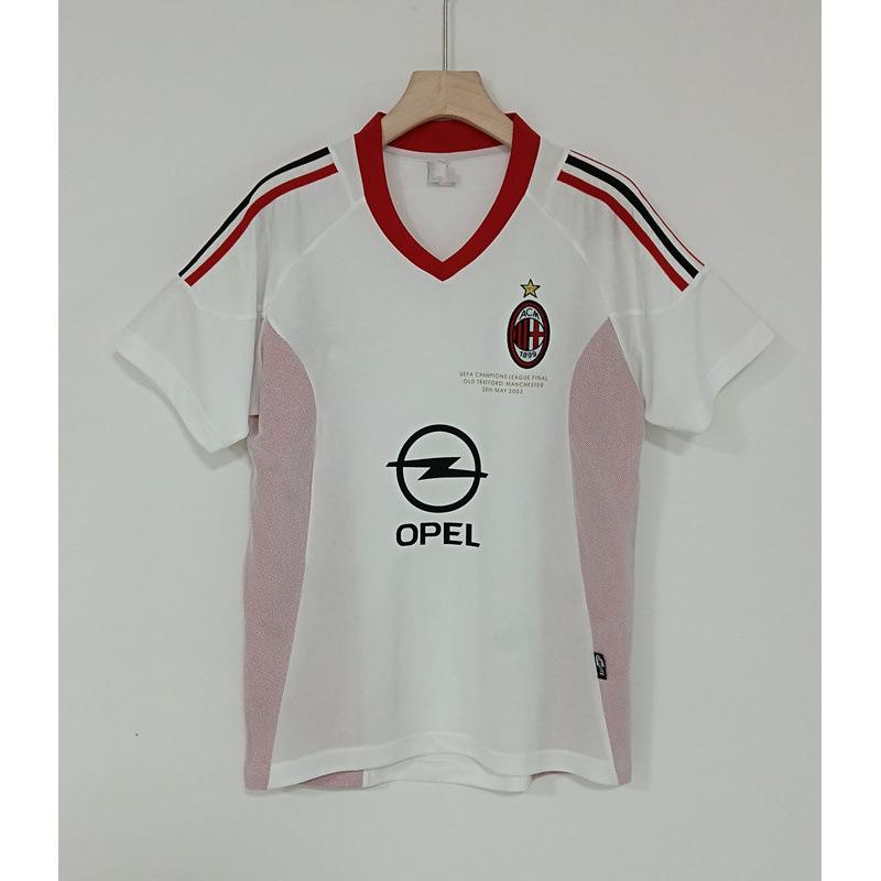 AC retro tricou clasic nostalgic replică tricou de fotbal Kaka Maldini cu mânecă scurtă top uniformă de antrenament