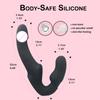 Strapless Strap-on Dildos Vibrator with Remote Control for Women Lesbian Couples G Spot Sex Toys with Clitoris Stimulator Double-headed Masturbator
