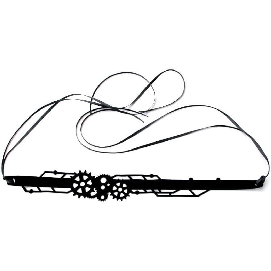 Готический Чокер Ожерелье для Женщин Хэллоуин Паук Шестерня Змея Шип Сексуальный Черный Кружевной Чокер Ожерелье Панк Винтажный Кружево Полый Татуировка Регулируемый Mechanical Gears