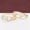 Exquisite Hollow Zircon Ring Set: Stylish & Versatile Two-Piece for Women
