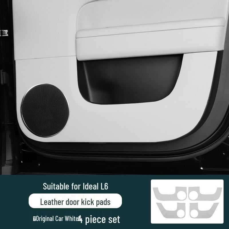 

Ideal L6 Car Door Leather Kick Mats: Anti-Kick, Anti-Scratch Protection for Interior Modification
