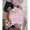 Cute Cartoon Duffy Bear Double Shoulder Bag For Girls And Teens Made Of Plush Material With Storage Capacity