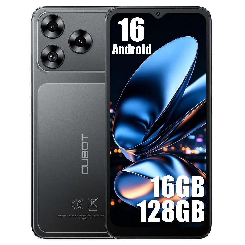 Smartphone Cubot A50 6GB (+10GB) RAM 128GB ROM Dual SIM Android 16 NFC 6.583" 48MP 5000mAh Global