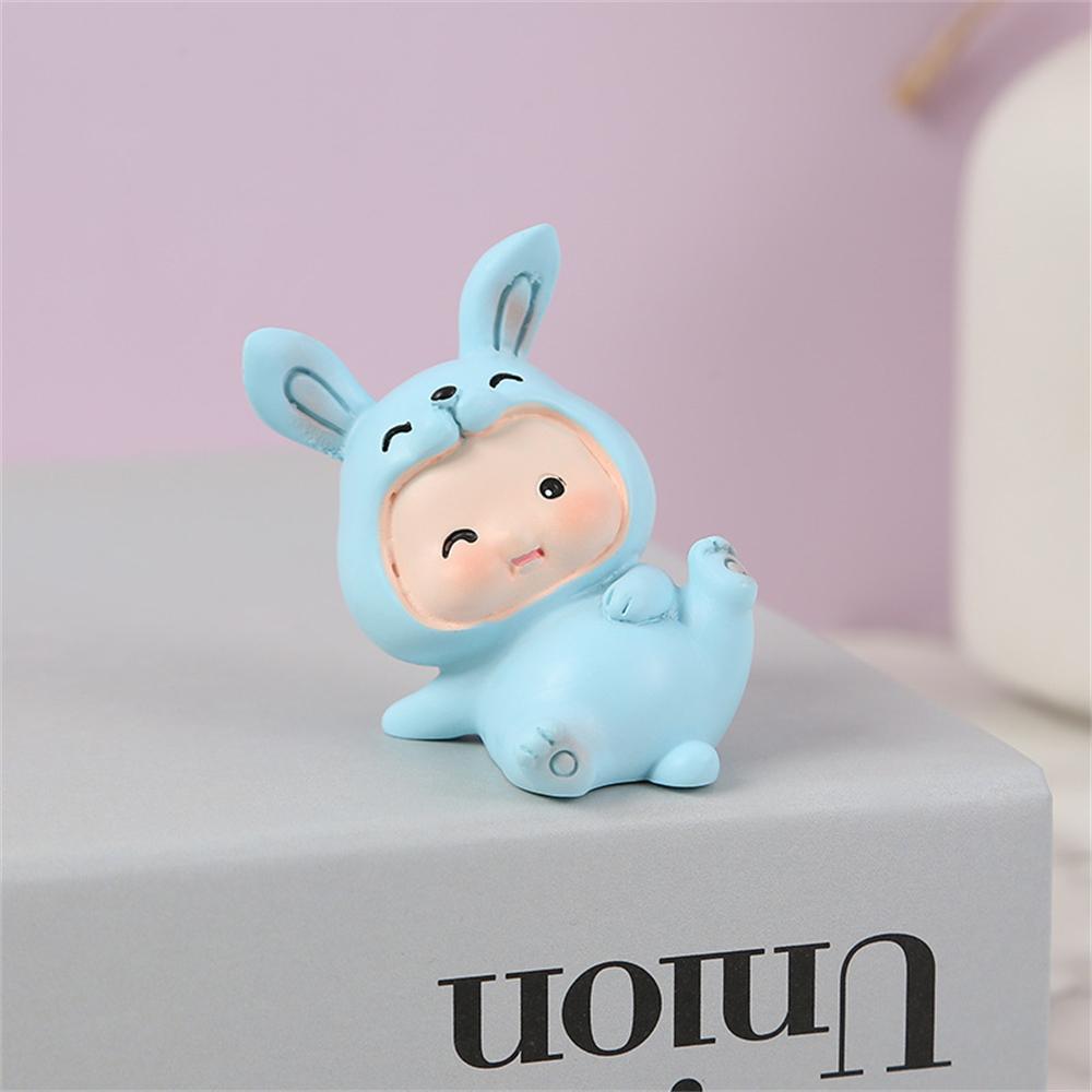 Cartoon Decorative Ornaments Environmental Friendly High Quality Vivid Lovely Reusable Rabbit Ornaments Non-toxic Healthy Safety
