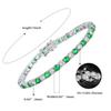 4mm Round Zircon Infinity Clasp Copper Tennis Bracelet - Fashion Design Bestseller