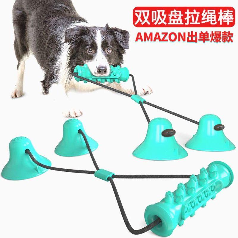 

Pet Supplies Amazon Double Suction Cup Drawstring Dog Toy Molar Long Lasting Stick Dog Vent Toy Petmolar Lake Blue