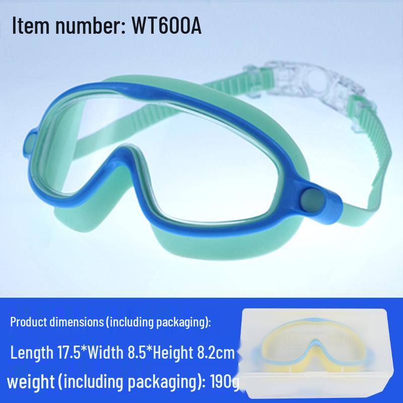 

Kids Waterproof Anti-Fog HD Large Frame Swim Goggles for Boys & Girls