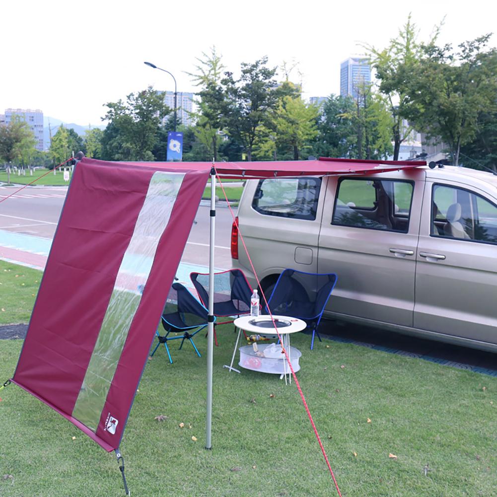 Outdoor Windshield Windproof Transparent Visual Strip Camping  Screen Panel Partition Wall Divider